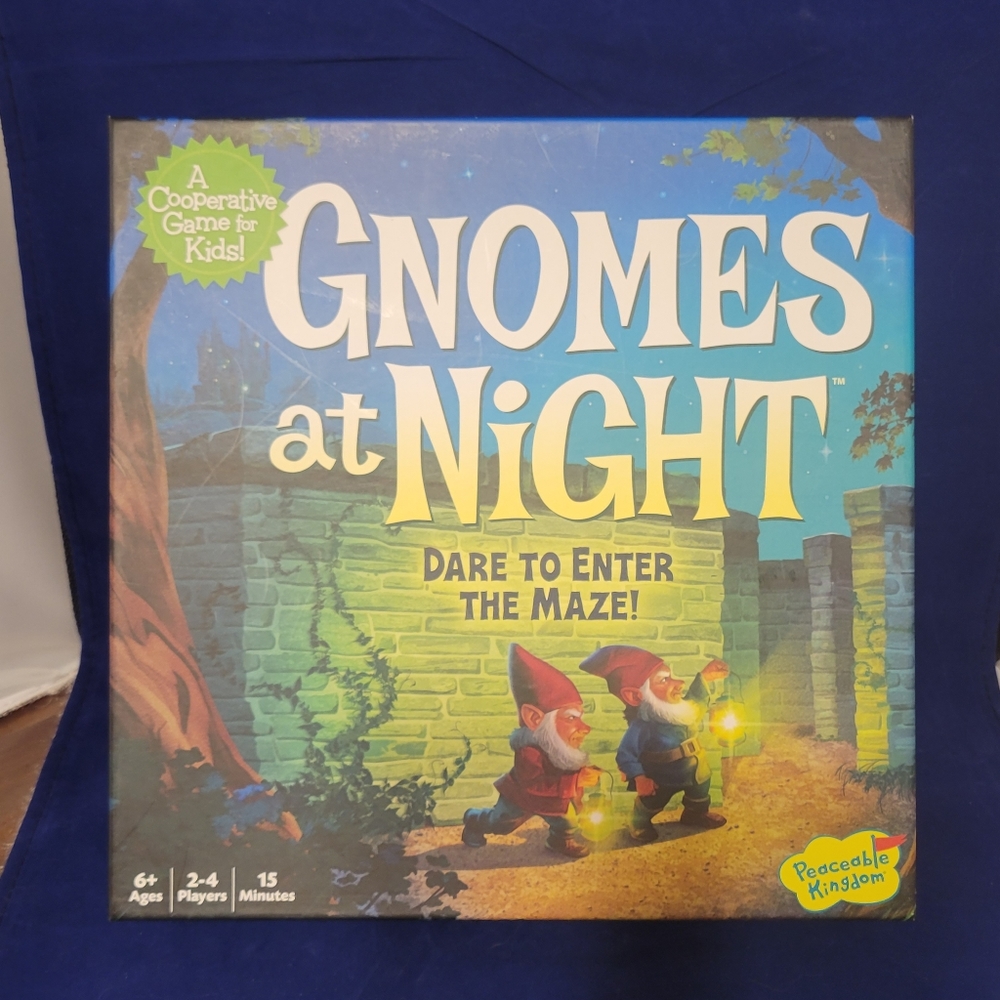 2017 Gnomes at Night Board Game Mind Ware Used, VG Condition